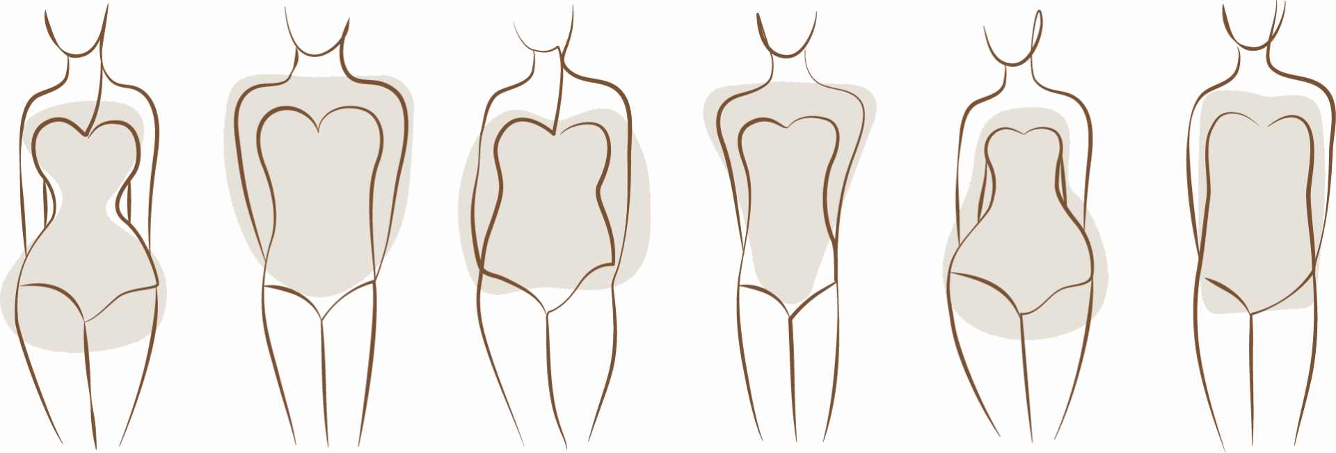 Illustraties lichaamsfiguren
